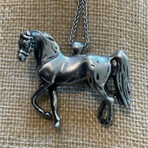 Vintage 925 horse pendant or pin